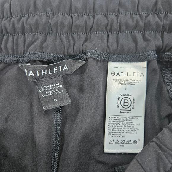 Athleta High Rise High Road Cargo Pant in Black Women's Size 8 - Picture 3 of 7